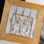 Зеркало квадратное в фактурной раме Pattern варинант исполнения - 5 | Loft Concept в Нижнем Новгороде