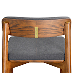 Барный стул из массива ясеня с обивкой из рогожки Elegant Ash варинант исполнения - 5 | Loft Concept в Нижнем Новгороде