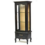 Витрина однодверная с ящиком и 3-мя полками из массива березы Vintage варинант исполнения - 2 | Loft Concept в Нижнем Новгороде