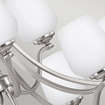 Люстра двухъярусная с белыми матовыми стеклянными плафонами в форме винных бокалов Feiss варинант исполнения - 4 | Loft Concept в Нижнем Новгороде