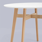 Обеденный стол с белой столешницей ELUNED FURNITURE варинант исполнения - 3 | Loft Concept в Нижнем Новгороде