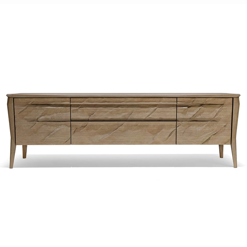 ТВ тумба 2 двери и 2 выдвижных ящика Tasteful Furniture Венге Светлый дуб ТВ тумба 2 двери и 2 выдвижных ящика Tasteful Furniture Венге Светлый дуб в Нижнем Новгороде | Loft Concept