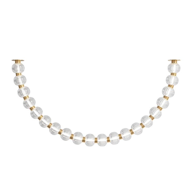 Потолочный светильник Amulet 3000К 36Вт Золотой Прозрачный в Нижнем Новгороде | Loft Concept 