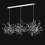 Люстра подвесная из трех частей с металлическими круглыми элементами Terzani Argent варинант исполнения - 8 | Loft Concept в Нижнем Новгороде