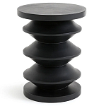 Фигурный приставной столик черного цвета AMORPHOUS варинант исполнения - 1 | Loft Concept в Нижнем Новгороде