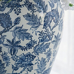 Ваза с крышкой и бело-синим цветочным узором Blue & White Ornament  варинант исполнения - 6 | Loft Concept в Нижнем Новгороде