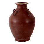 Ваза бордовая с 4-мя фактурными ручками Vase Burgundy Glaze варинант исполнения - 1 | Loft Concept в Нижнем Новгороде
