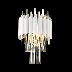 Бра Curve Черный Белый