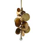 Люстра креативная из дисков цвета латунь Constellation Light and Style варинант исполнения - 1 | Loft Concept в Нижнем Новгороде