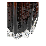 Ваза стеклянная янтарного цвета с текстурированным силуэтом Carambola варинант исполнения - 3 | Loft Concept в Нижнем Новгороде