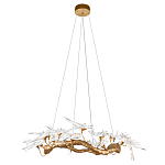 Люстра подвесная с прозрачными стеклянными птичками на ветвях Диаметр 100 см Serip Voa варинант исполнения - 2 | Loft Concept в Нижнем Новгороде