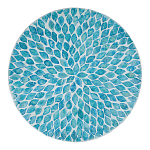 Столик с инкрустацией с перламутровым узором Flower Blue варинант исполнения - 2 | Loft Concept в Нижнем Новгороде