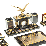 Настольный письменный набор из яшмы и долерита в подарочной упаковке Manager Organizer варинант исполнения - 2 | Loft Concept в Нижнем Новгороде