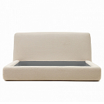 Кровать со съемным бежевым чехлом из ткани букле White Boucle Collection варинант исполнения - 3 | Loft Concept в Нижнем Новгороде