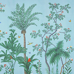 Обои ручная роспись Amazonia Duck Egg варинант исполнения - 2 | Loft Concept в Нижнем Новгороде