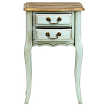 Прикроватная тумба из массива березы светло-бирюзовая Montmartre Provence Bedside Table варинант исполнения - 3 | Loft Concept в Нижнем Новгороде