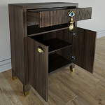 Комод Elsa Dreams Walnut Двухстворчатый  варинант исполнения - 1 | Loft Concept в Нижнем Новгороде