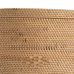 Плетеная овальная корзина с крышкой Shani Rattan Basket варинант исполнения - 4 | Loft Concept в Нижнем Новгороде