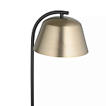 Торшер на изогнутом основании в сочетании черного и золотистого цвета Stable Base варинант исполнения - 2 | Loft Concept в Нижнем Новгороде
