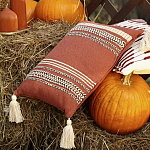 Подушка декоративная с вышивкой и кисточками Ethnic mix варинант исполнения - 5 | Loft Concept в Нижнем Новгороде