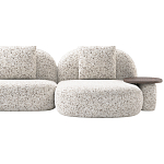 Модульный Диван Orus с кушеткой и столиком варинант исполнения - 5 | Loft Concept в Нижнем Новгороде