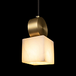 Подвесной светильник с квадратным мраморным плафоном Marble square варинант исполнения - 6 | Loft Concept в Нижнем Новгороде