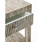 Тумбочка прикроватная Vancouver Bone Inlay Bedside Beige варинант исполнения - 2 | Loft Concept в Нижнем Новгороде