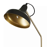 Торшер с плафоном в форме купола в сочетании черного и золотистого цвета Minimalist Execution варинант исполнения - 1 | Loft Concept в Нижнем Новгороде