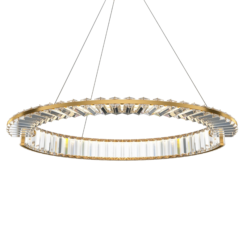 Люстра подвесная Krone 3000К 36Вт Латунь Прозрачный в Нижнем Новгороде | Loft Concept 