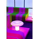 Дизайнерский кофейный стол на круглых ножках Poltronova T02 Pink Coffee Table варинант исполнения - 8 | Loft Concept в Нижнем Новгороде