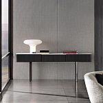 Консоль чёрная с позолоченной центральной частью Beyond Console варинант исполнения - 3 | Loft Concept в Нижнем Новгороде