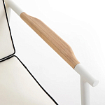 Садовый 2-х местный диван с подлокотниками из тика White варинант исполнения - 6 | Loft Concept в Нижнем Новгороде