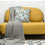 Чехол на подушку с рисунком и вышивкой Aurora Allure Sprout варинант исполнения - 5 | Loft Concept в Нижнем Новгороде