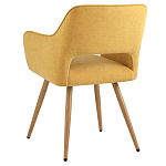 Стул в рогожке желтого цвета NEASAN STOOL варинант исполнения - 4 | Loft Concept в Нижнем Новгороде