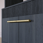 Стеллаж Primo с ящиками Черный дуб  варинант исполнения - 5 | Loft Concept в Нижнем Новгороде