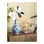 Ваза с мотивами цветущего сада с попугаями Blue Vase Inspired by Nature варинант исполнения - 4 | Loft Concept в Нижнем Новгороде