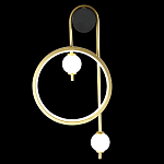 Бра с круглой рамкой и стеклянными белыми шарами B.LUX C Ball варинант исполнения - 3 | Loft Concept в Нижнем Новгороде