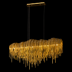 Люстра подвесная с металлическими дугами и длинными цепочками 115 см Atlantis Chain варинант исполнения - 3 | Loft Concept в Нижнем Новгороде