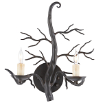 Бра черное в виде ствола дерева Branched Tree варинант исполнения - 2 | Loft Concept в Нижнем Новгороде