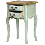 Прикроватная тумба из массива березы светло-бирюзовая Montmartre Provence Bedside Table варинант исполнения - 4 | Loft Concept в Нижнем Новгороде