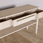 Дизайнерская Консоль с полкой и ящиком Primo Светлый дуб варинант исполнения - 5 | Loft Concept в Нижнем Новгороде