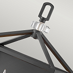 Бра в черном цвете с двумя лампами в форме свечи и стеклянными элементами Hinkley варинант исполнения - 2 | Loft Concept в Нижнем Новгороде