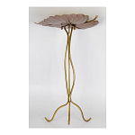 Столик приставной с столешницей Тропический лист Tropical Forest gold варинант исполнения - 3 | Loft Concept в Нижнем Новгороде