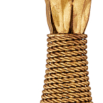 Люстра золотая с декором в виде перьев Bunch of Feathers варинант исполнения - 2 | Loft Concept в Нижнем Новгороде