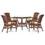 Комплект обеденный из ротанга Eloise варинант исполнения - 1 | Loft Concept в Нижнем Новгороде