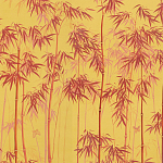 Обои ручная роспись Distant Bamboo Firefly on dyed paper варинант исполнения - 1 | Loft Concept в Нижнем Новгороде