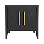 Тумбочка Primo с дверцами шпон Черный дуб варинант исполнения - 1 | Loft Concept в Нижнем Новгороде