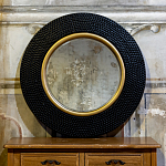 Зеркало в черной фактурной раме с золотым кантом Summon the Light варинант исполнения - 4 | Loft Concept в Нижнем Новгороде