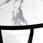 Стол обеденный раздвижной со столешницей белый мрамор Magali варинант исполнения - 8 | Loft Concept в Нижнем Новгороде
