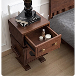 Тумбочка прикроватная с ящиком и дверцей Робот Robot Desk варинант исполнения - 6 | Loft Concept в Нижнем Новгороде